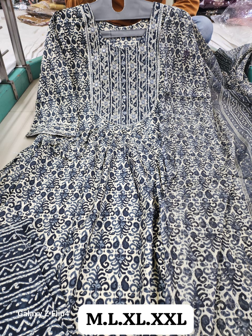 Virat Cotton Printed Round Kurti With Bottom Dupatta Catalog